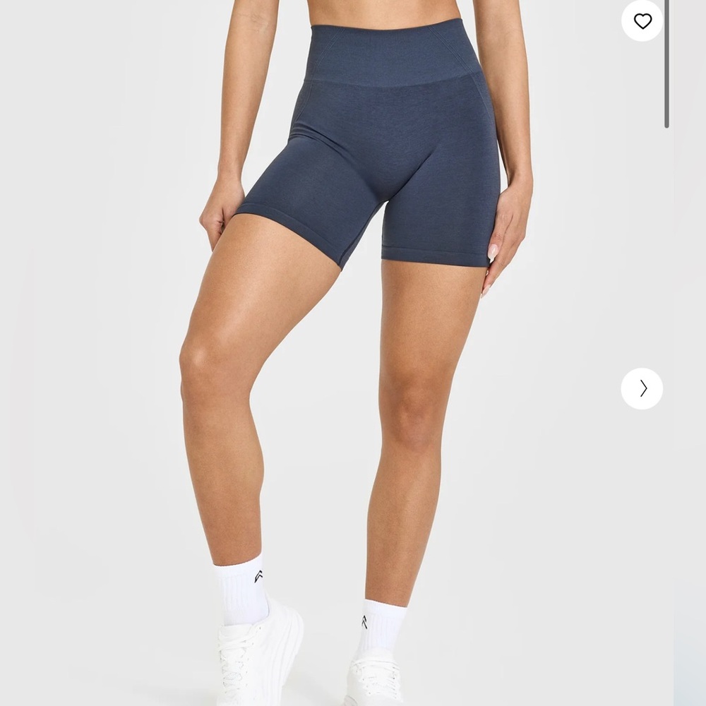 Oner Active Women's Navy High-Waist Seamless Bike Shorts